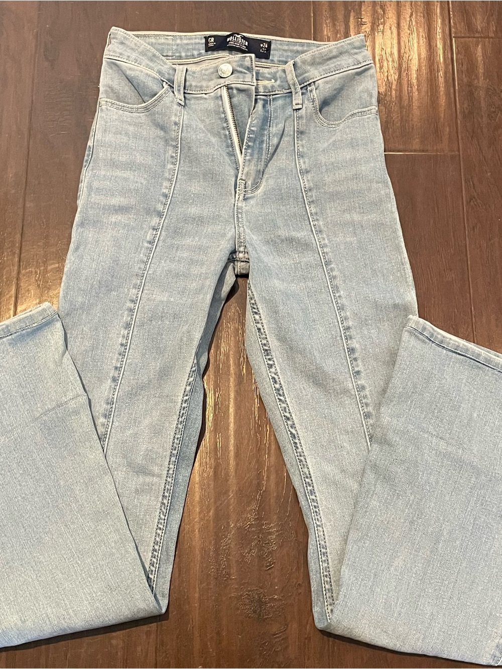 Hollister Light Blue Straight Leg Women’s Jeans